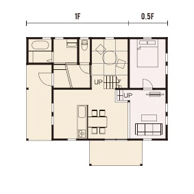 宇都宮市でスキップフロアといえばNEXT HAUS DESIGNのプラン01