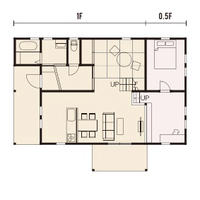 宇都宮市でスキップフロアといえばNEXT HAUS DESIGNのプラン07