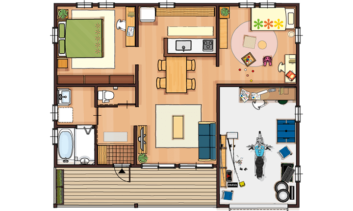 栃木県宇都宮市でCOVACOを建てるならNEXT HAUS DESIGNの間取り02