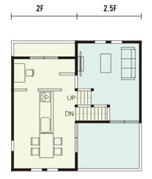 栃木県で注文住宅といえばNEXT HAUS DESIGNのMiMiのプラン02