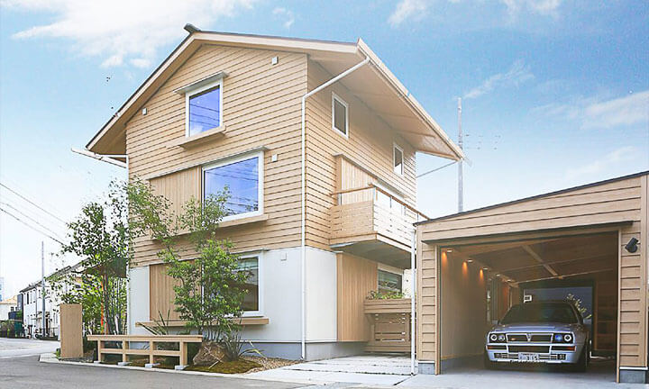 栃木県宇都宮市のモデルハウスならネクストハウスデザインの切妻屋根