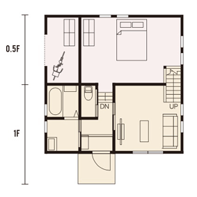 宇都宮市での注文住宅NEXT HAUS DESIGNのRのプラン02