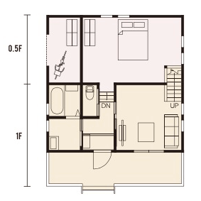 宇都宮市での注文住宅NEXT HAUS DESIGNのRのプラン04