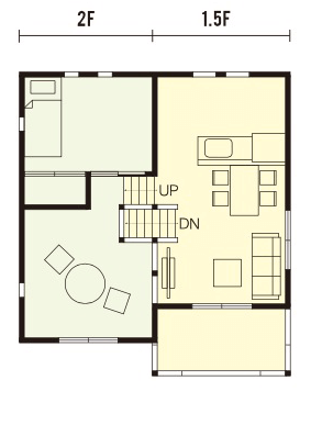 栃木県宇都宮市の住宅会社NEXT HAUS DESIGNのWAVEプラン06