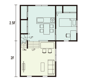 栃木県の工務店が建てるNEXT HAUS DESIGNのX-CREWSのプラン10